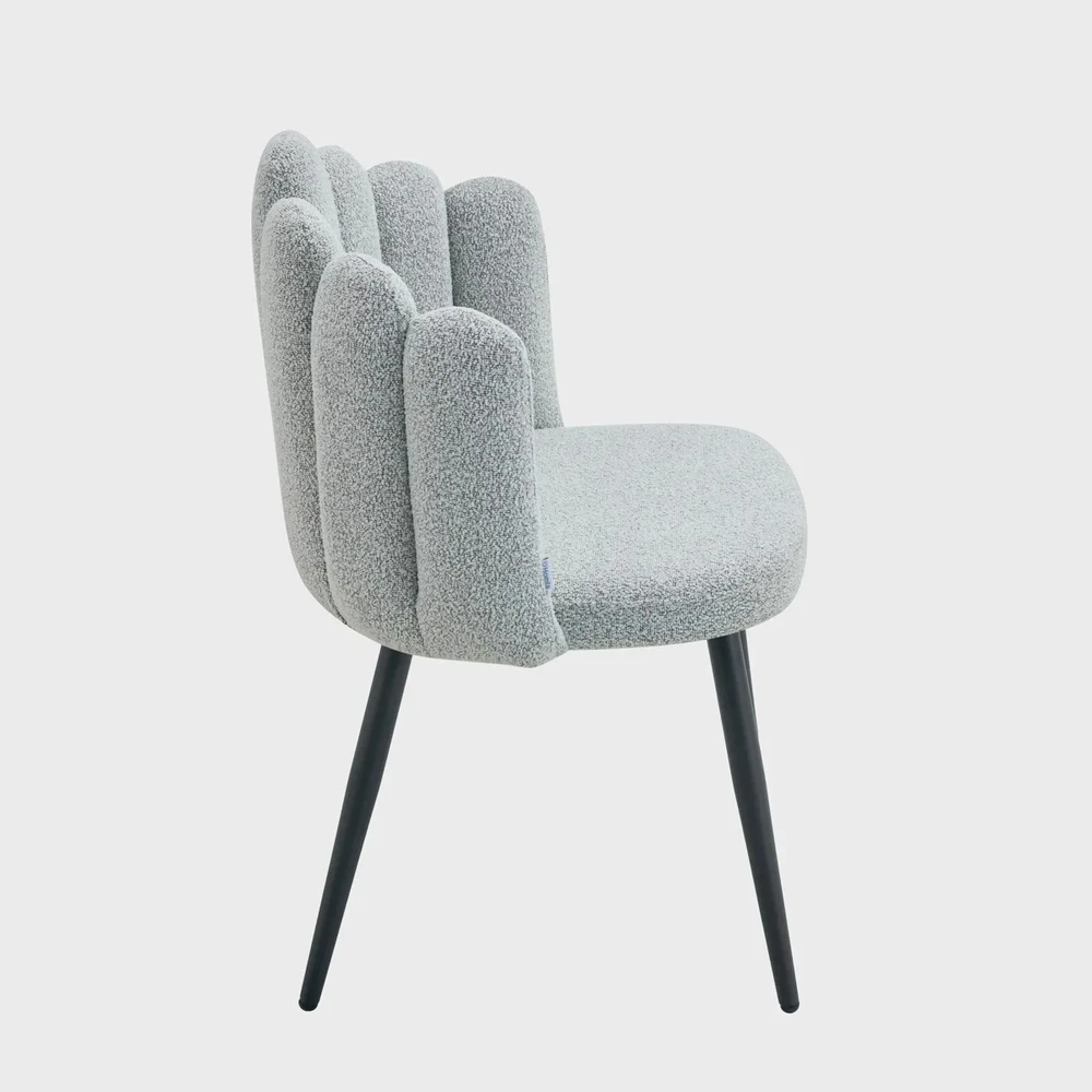 Homla Luxe Pilkas valgomojo kėdė – modernus komfortas elegantiškame dizaine