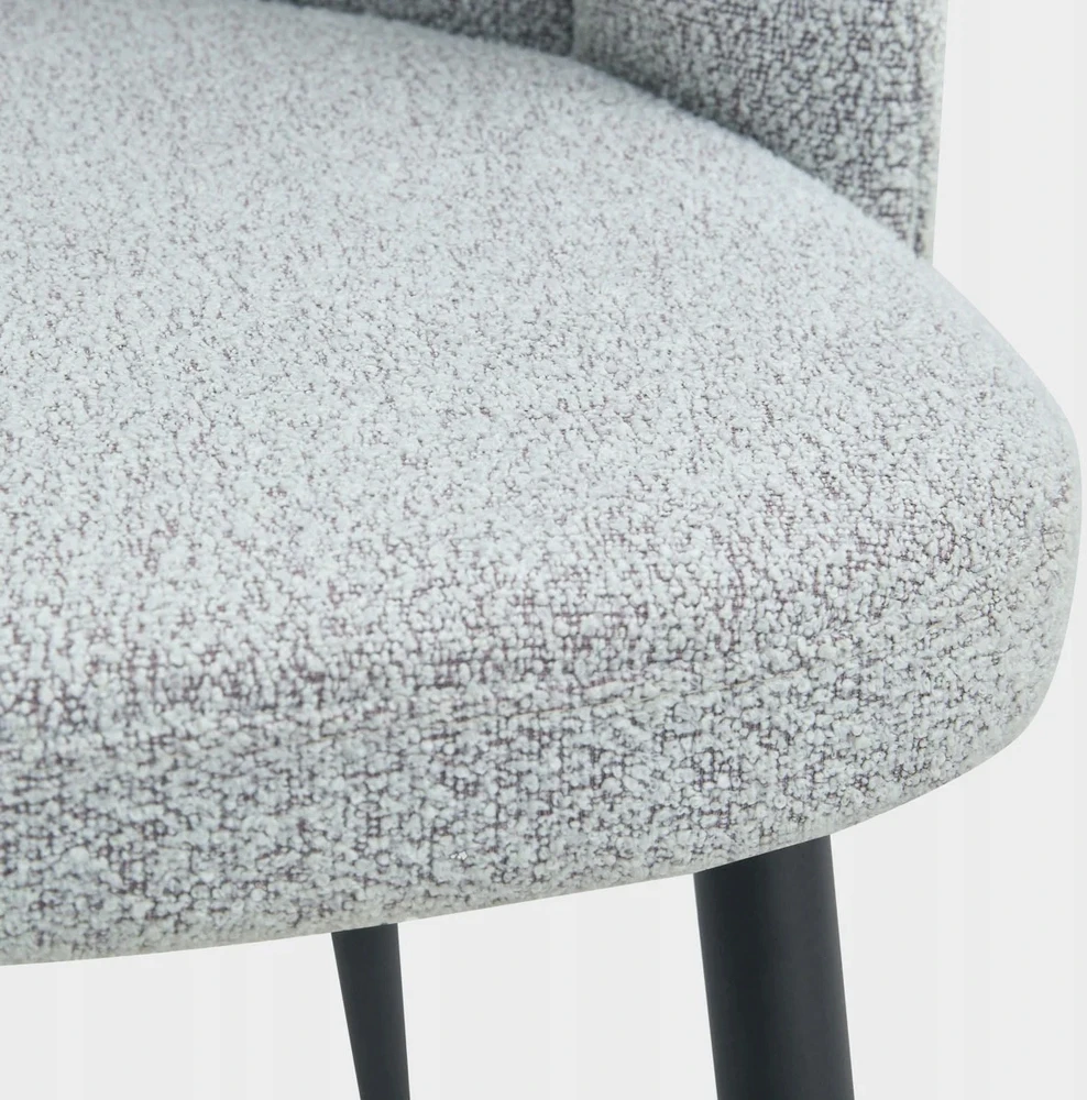 Homla Luxe Pilkas valgomojo kėdė – modernus komfortas elegantiškame dizaine