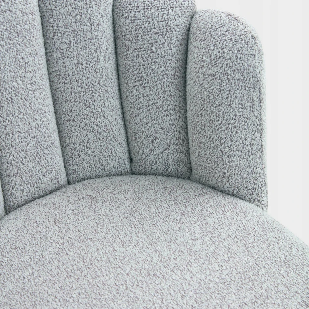 Homla Luxe Pilkas valgomojo kėdė – modernus komfortas elegantiškame dizaine