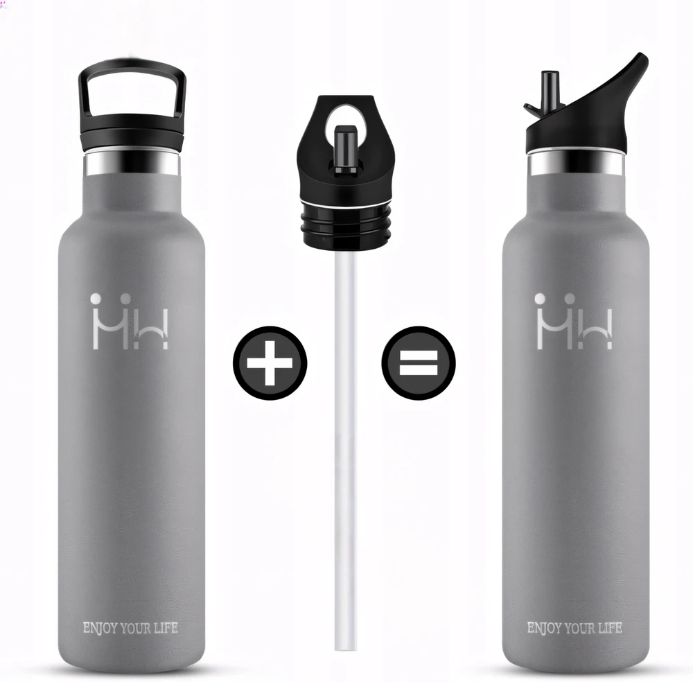 honeyholly Thermal Bottle 500ml Vanduo Bottle Termoso plieno puodelis gėrimams Kava arbata