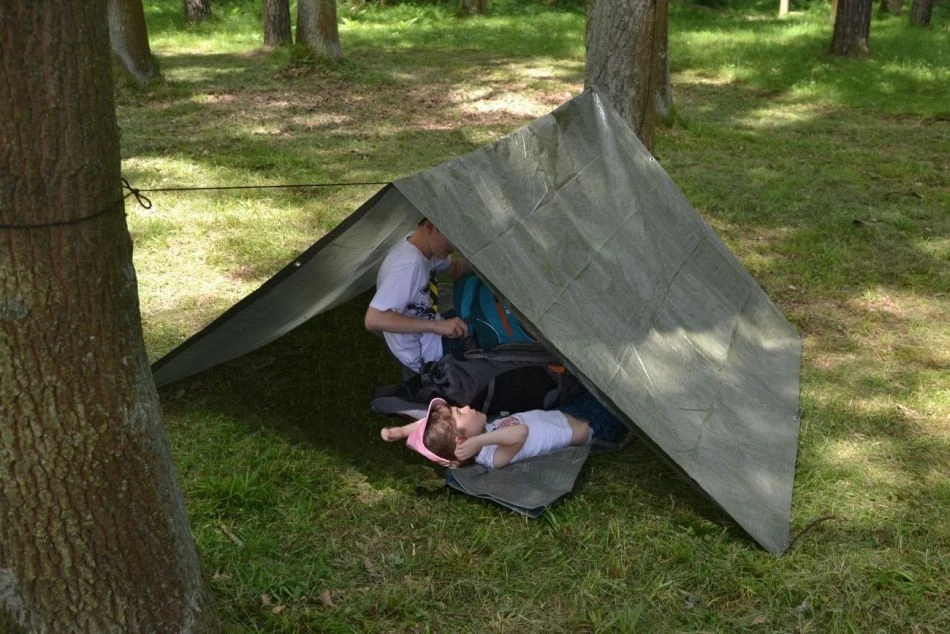 Hornhill Tarp grindų dangos lakštinė palapinė 2x2 vandeniui atspari