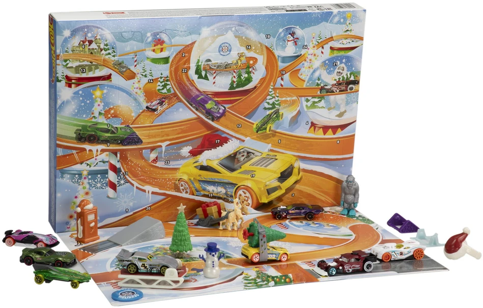 Advento kalendorius Hot Wheels, 2024