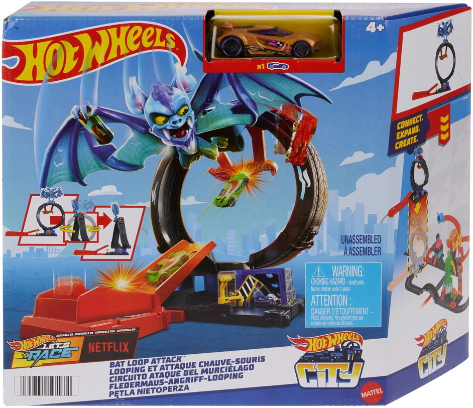 Mattel HOT WHEELS CITY rinkinys – Šikšnosparnio padanga (HTN78)