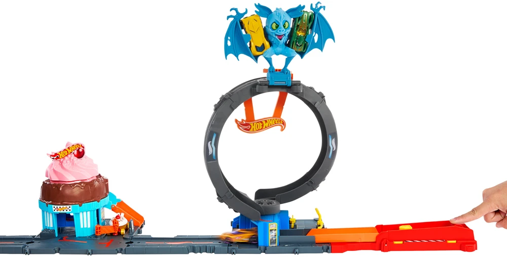 Mattel HOT WHEELS CITY rinkinys – Šikšnosparnio padanga (HTN78)