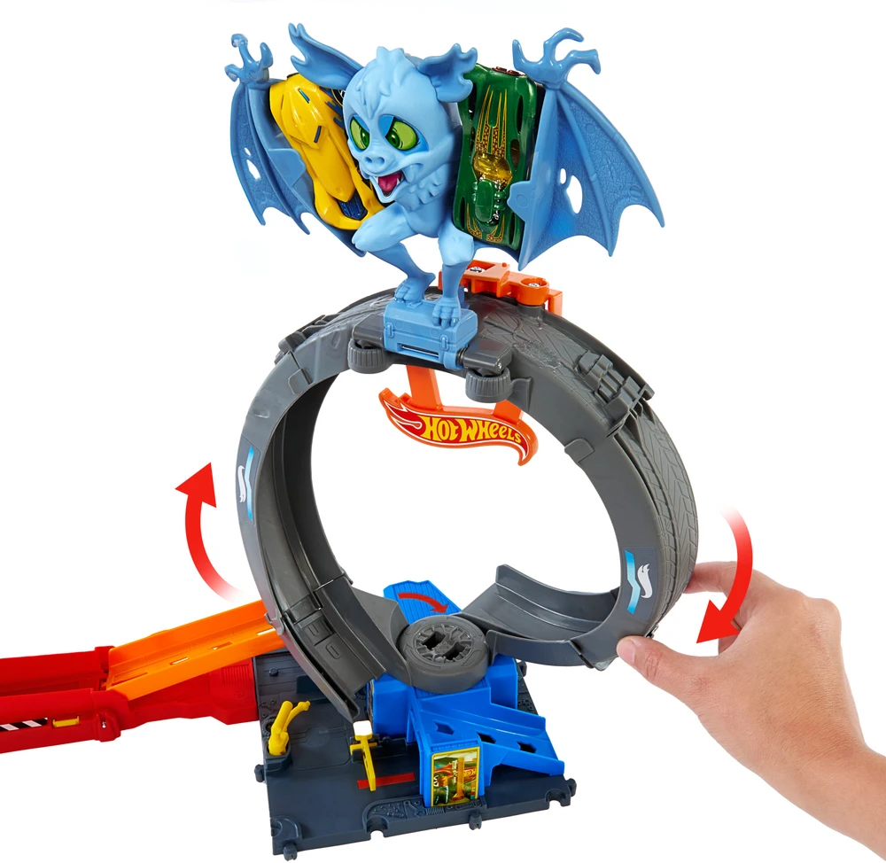 Mattel HOT WHEELS CITY rinkinys – Šikšnosparnio padanga (HTN78)