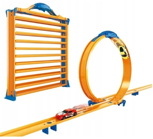 „Hot Wheels“ išplečiamas „Rack N' Truck“ dėklas su lenktynių trasa – HWCC9B