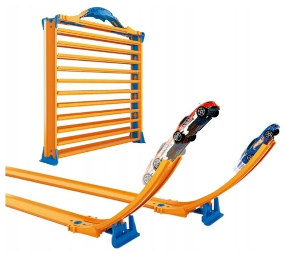 „Hot Wheels“ išplečiamas „Rack N' Truck“ dėklas su lenktynių trasa – HWCC9B