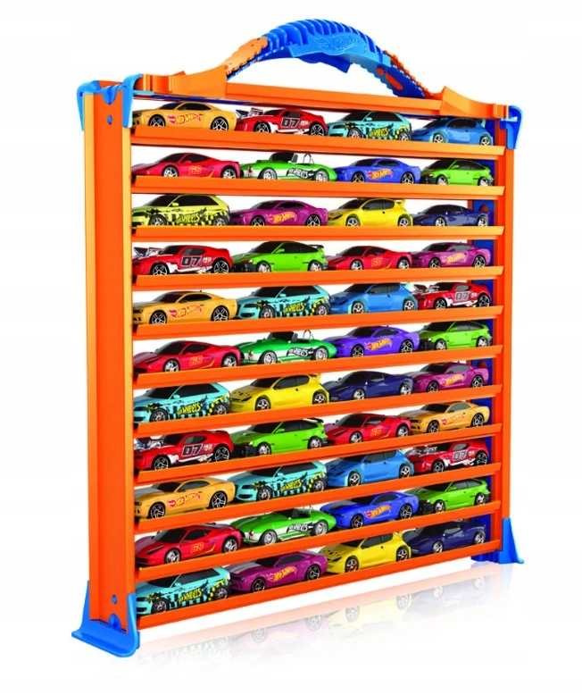 „Hot Wheels“ išplečiamas „Rack N' Truck“ dėklas su lenktynių trasa – HWCC9B