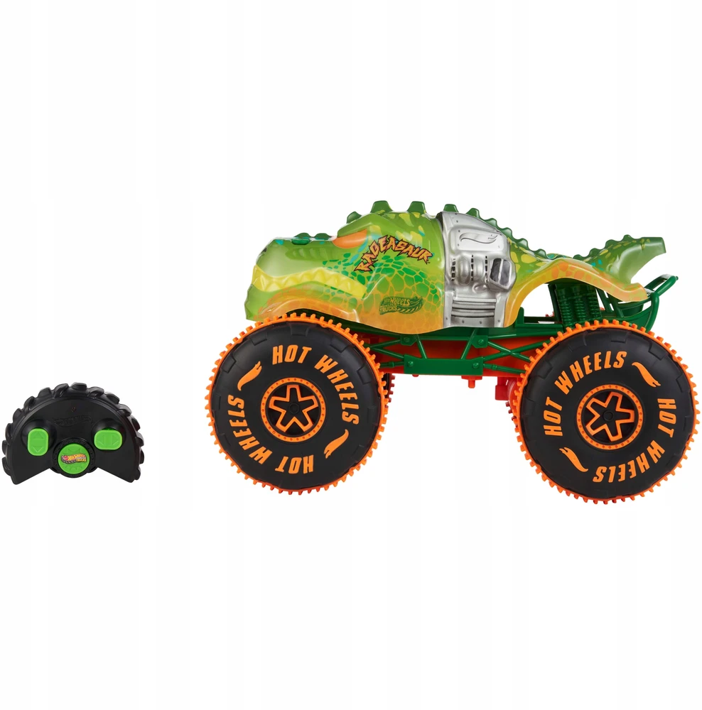 Mattel HOT WHEELS MONSTER TRUCKS RC automobilis – Rageazauras (JBH03)
