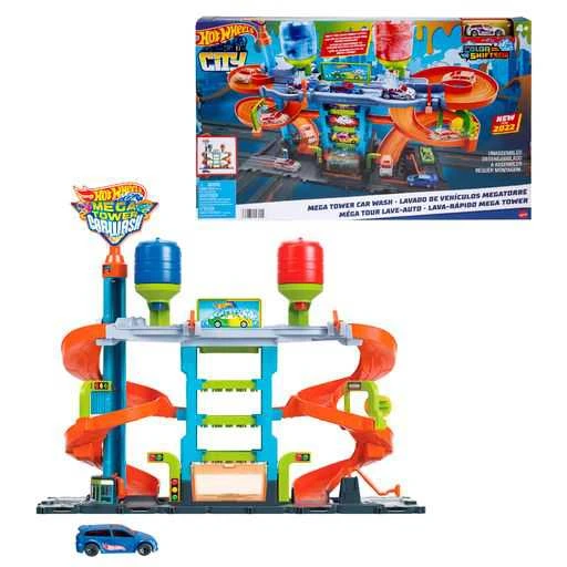 Mattel Hot Wheels rinkinys „Bokštinė automobilių plovykla“