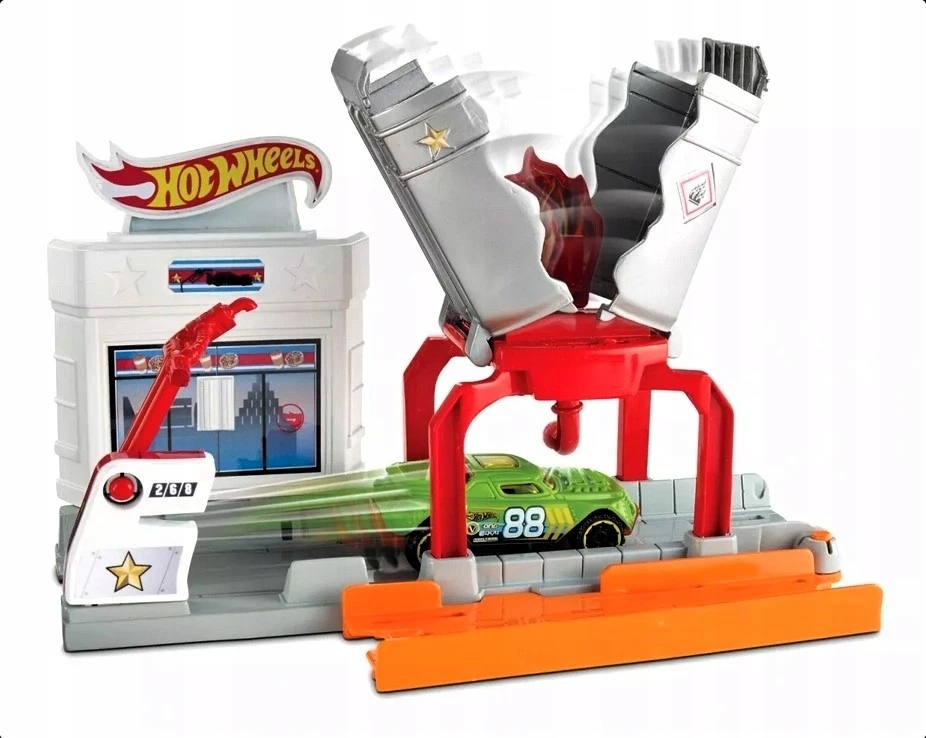 „Hot Wheels Track“ automobilių rinkinys FIRE STOTYJE Puikiai tinka dovanai