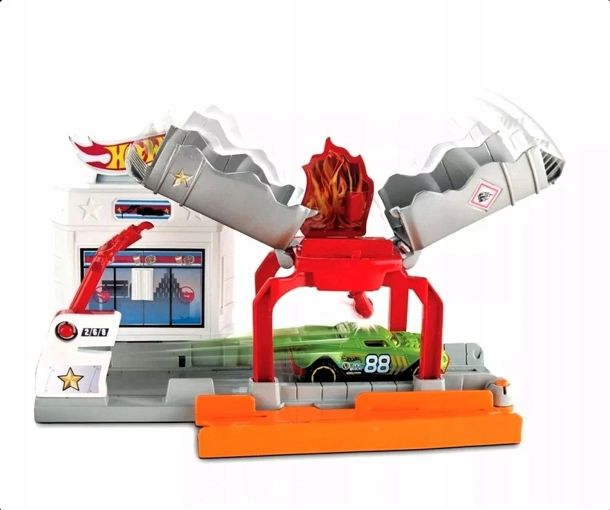 „Hot Wheels Track“ automobilių rinkinys FIRE STOTYJE Puikiai tinka dovanai