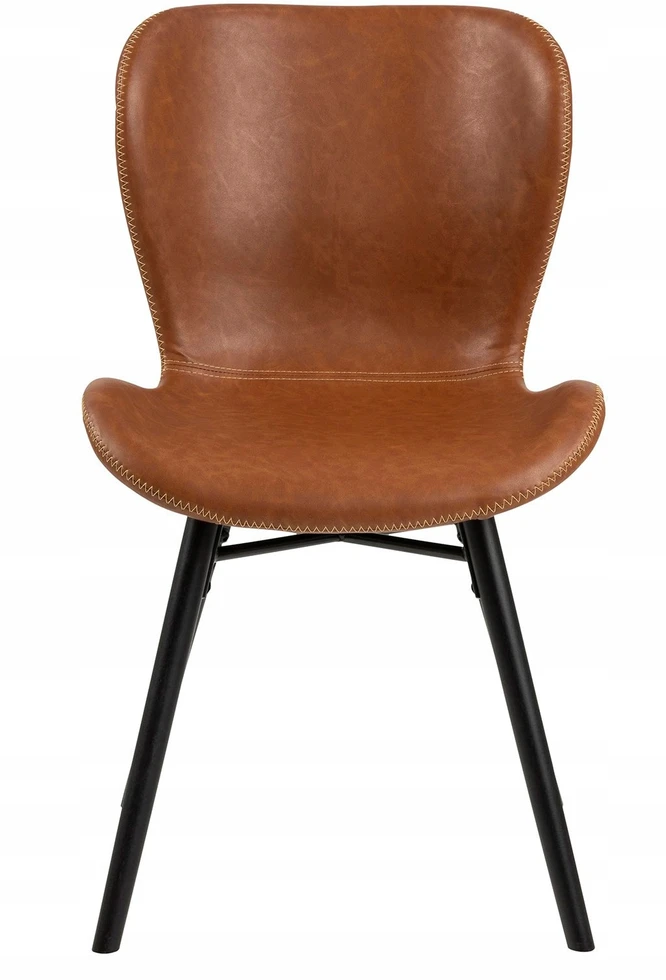 Black Red White Actona Kėdė Batilda Retro konjako / juoda (MT_ACT/KRZ_BAGO-PU_691B)