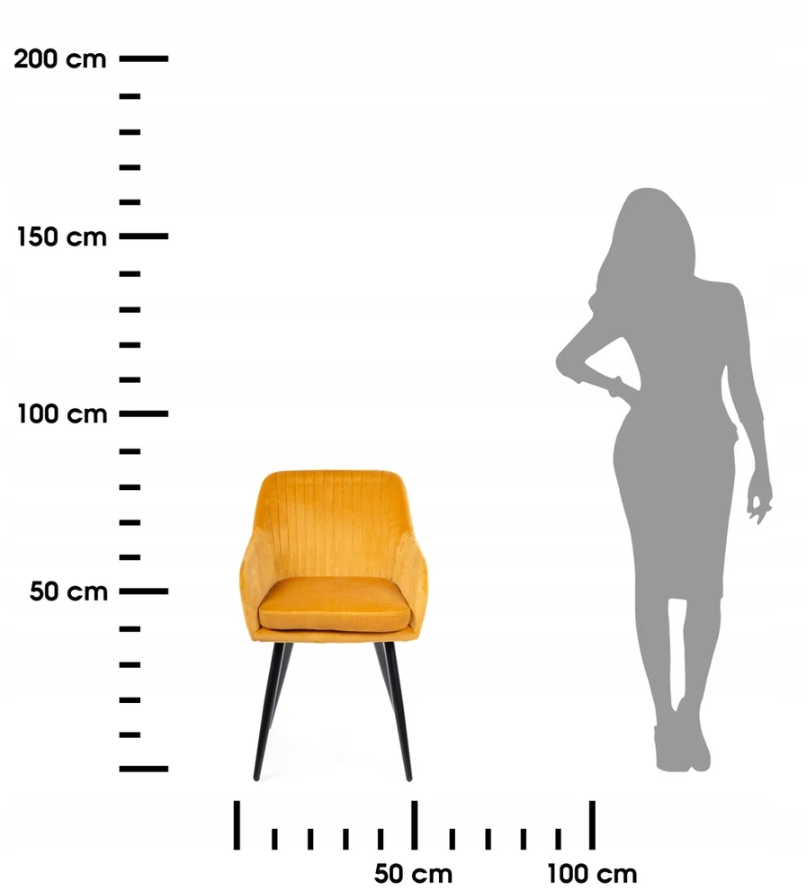 Howhomely MINŠTINĖ KĖDĖ SVETAINEI, MODERNUS LOFTAS GELTONAS VELIURAS, VALGOMAS