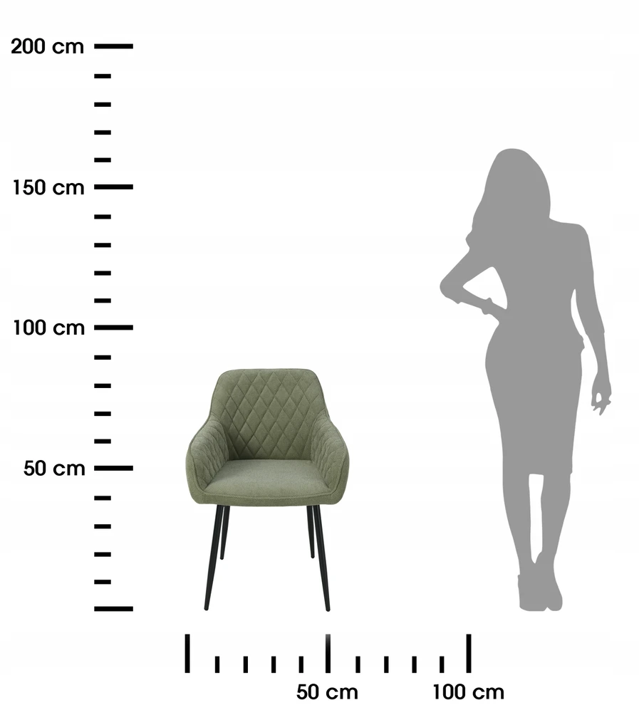Howhomely Tvirta, minkšta kėdė svetainei, valgomajam, ASTA Sage, modernus loftas
