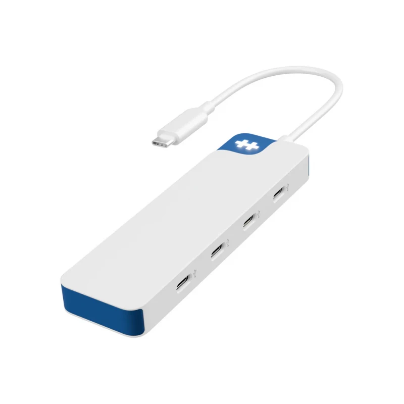 Hyper HyperDrive Flex 4 Port USB-C Hub, Baltas/Mėlyna | HD5201BUGL