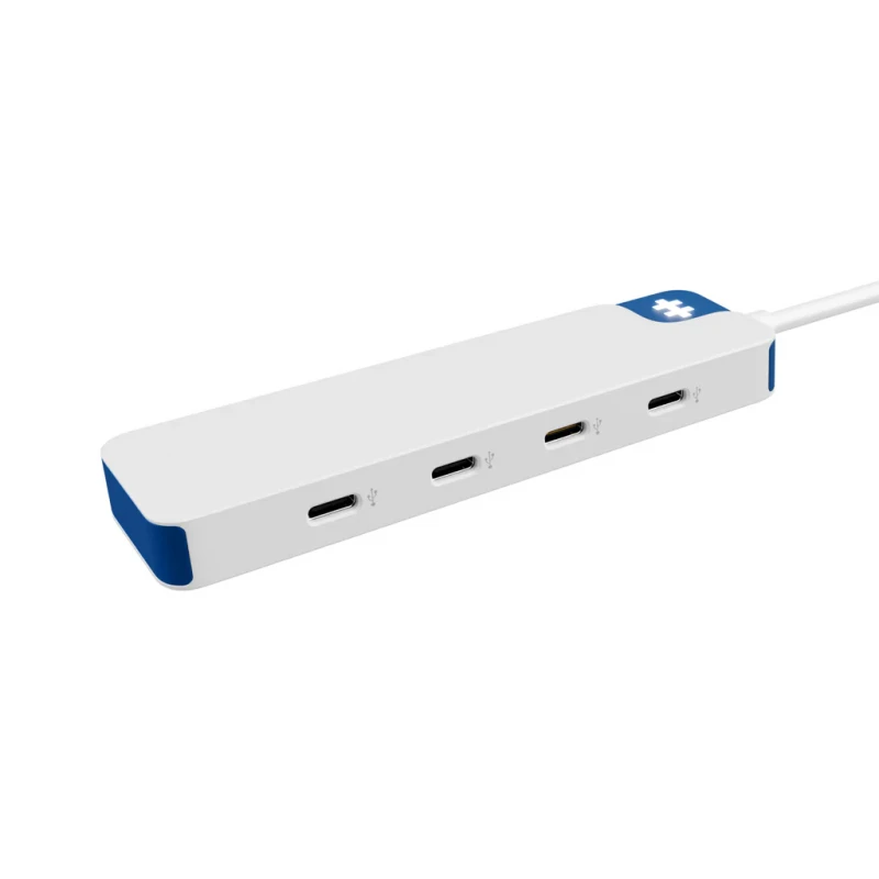 Hyper HyperDrive Flex 4 Port USB-C Hub, Baltas/Mėlyna | HD5201BUGL