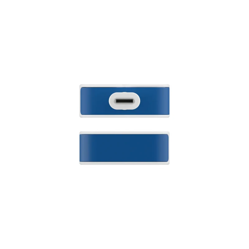 Targus USB-C šakotuvas, vaizdas iš priekio ir apačios