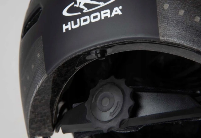 Hudora skater helmet LED (juodas, dydis M)