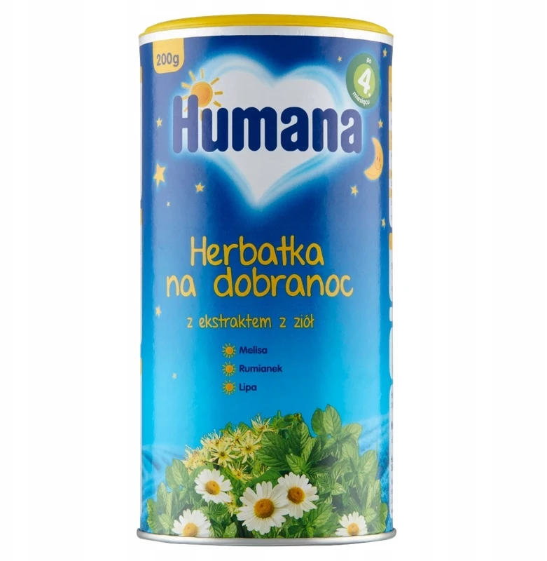 Humana Bedtime arbata su žolelių ekstraktu po 4 mėnesių 200 g
