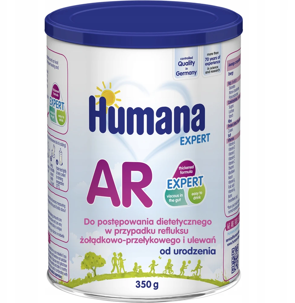 Humana Expert AR pienas nuo gastroezofaginio refliukso pilamas 350g
