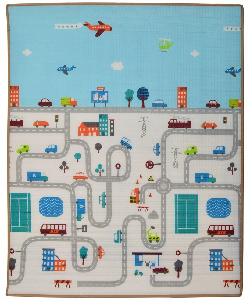 Humbi DVIŠALIS LAIKOMASIS PUOLŲ KILIMAS 180X150CM STORIS 2CM GATVĖS GYVŪNAI