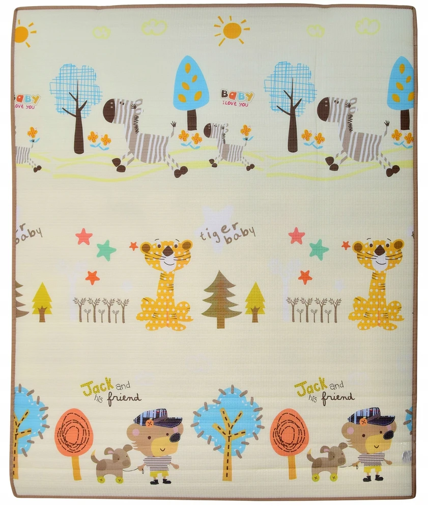 Humbi DVIŠALIS LAIKOMASIS PUOLŲ KILIMAS 180X150CM STORIS 2CM GATVĖS GYVŪNAI