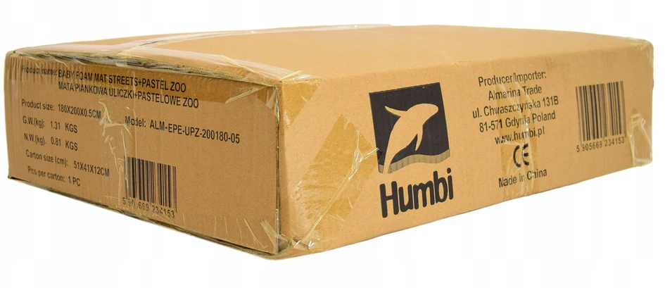 Humbi MOKYMOSIOS PUTOLŲ KILMĖS MIESTO GATVĖS 180 x 200 STORIS XXL
