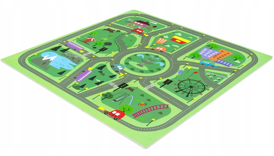 Humbi STOROSIOS PUTOLOS DĖLĖS PUTOLŲ GRINDŲ KILIMAS 90x90 URBAN ROADS CITY