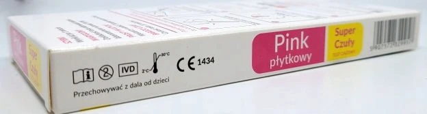 Hydrex Itin jautrus Rožinis plokštelės nėštumo testas
