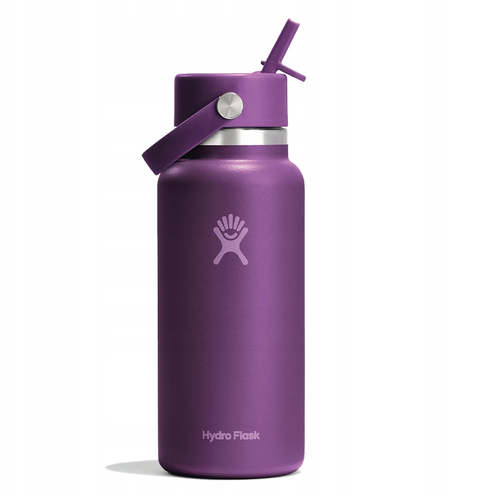 Gertuvė Hydro Flask Wide Flex Straw Cap Beachplum 0,946l