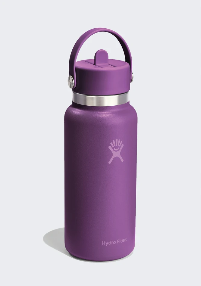 Gertuvė Hydro Flask Wide Flex Straw Cap Beachplum 0,946l