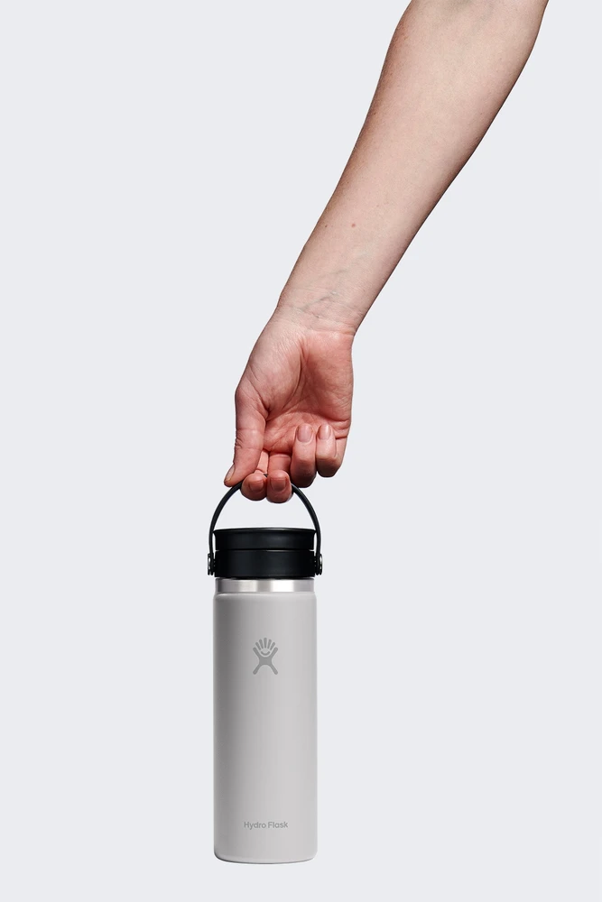 Hydro Flask Wide Mouth Flex Sip Tonal Birch thermal bottle, 590 ml