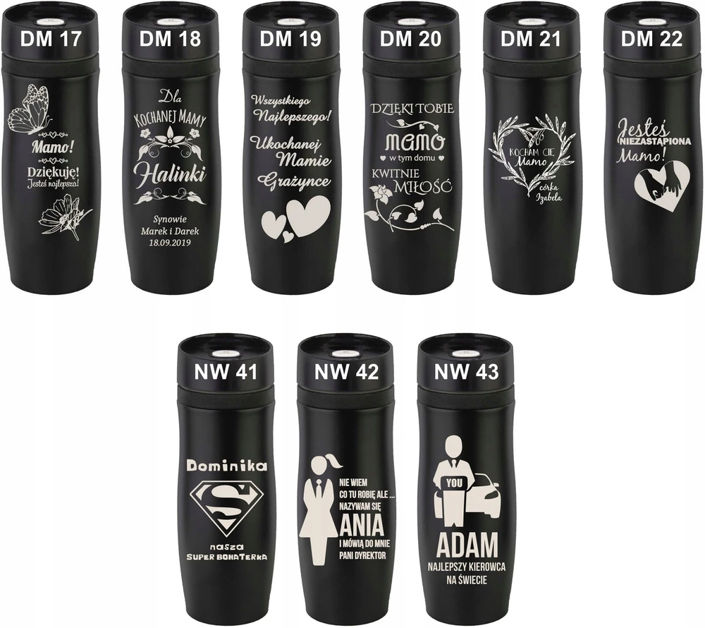Hydro Flask Terminis puodelis su graviravimu – dovana seneliams