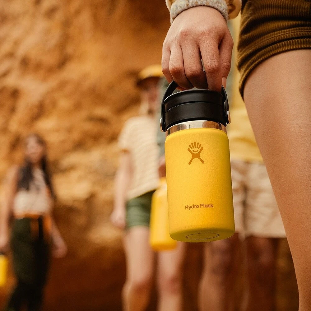 Hydro Flask termosas su plačiu, lanksčiu gurkšnelio dangteliu, juodas, 0,355 l