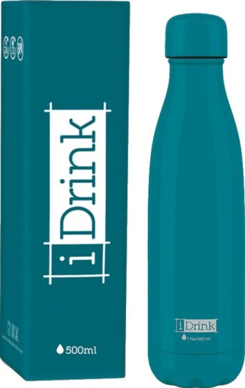 I Drink Terminis buteliukas 500 ml – turkis (ID0402)