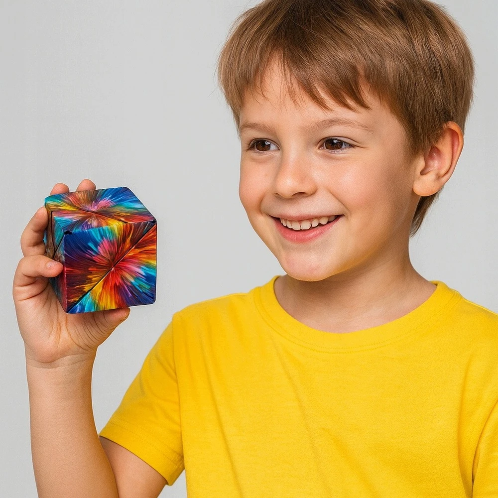 IBaby 3D ERDVINIS MAGNETINIS KUBAS FIDGET MAGIC CUBE ANTISRESS ŽAISLAS
