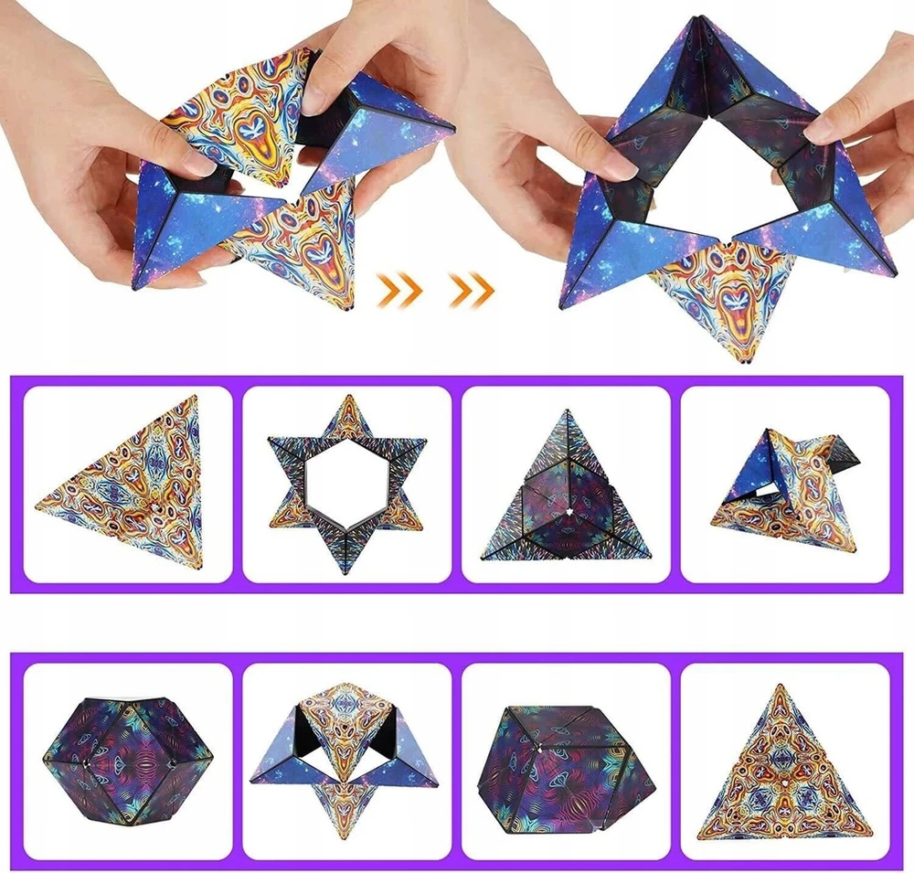 IBaby 3D ERDVINIS MAGNETINIS KUBAS FIDGET MAGIC CUBE ANTISRESS ŽAISLAS