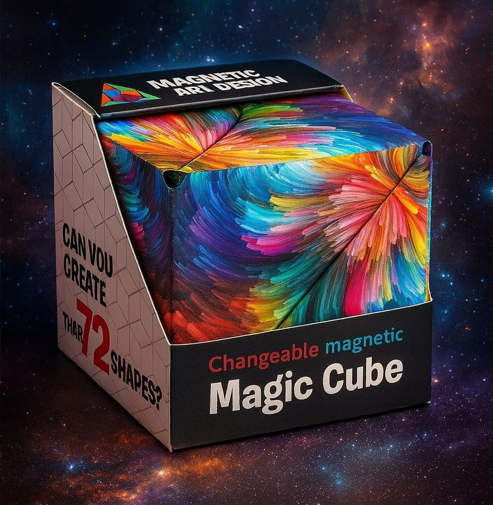 IBaby 3D ERDVINIS MAGNETINIS KUBAS FIDGET MAGIC CUBE ANTISRESS ŽAISLAS