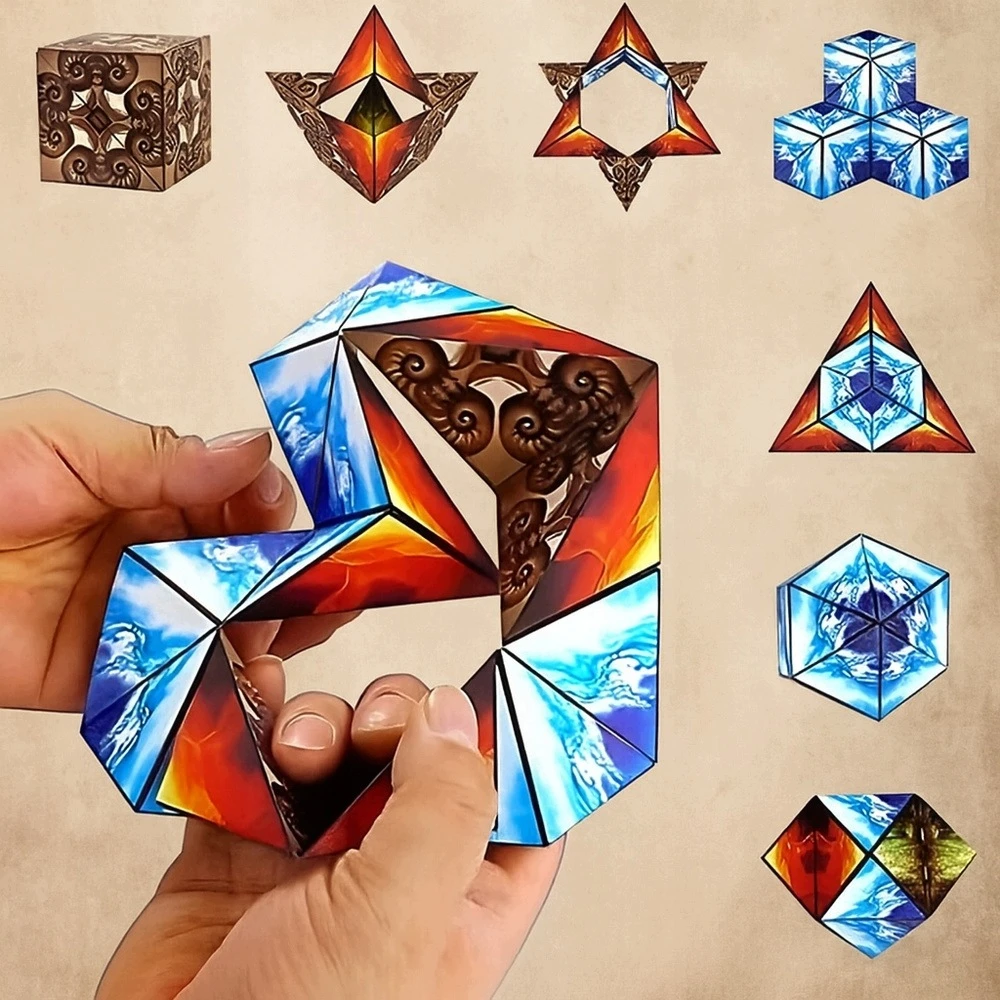 IBaby 3D ERDVINIS MAGNETINIS KUBAS FIDGET MAGIC CUBE ANTISRESS ŽAISLAS