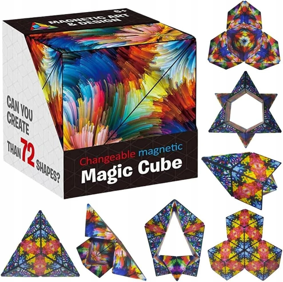 IBaby 3D ERDVINIS MAGNETINIS KUBAS FIDGET MAGIC CUBE ANTISRESS ŽAISLAS