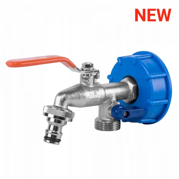 Bradas IBC rinkinys, S60x6 veržlė, čiaupas, IBCS60-KK0512