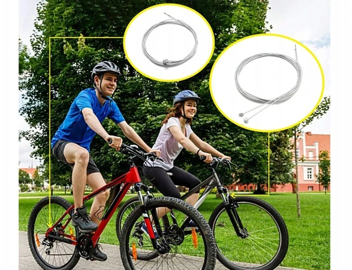 Ibike Pilnas trosų komplektas, trosai, stabdžių korpusai - pavarų perjungikliai, vamzdžių galai