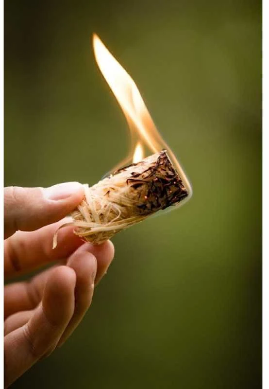 Woodbioma Susuktos medienos vilnos įdegtukai FIRELIGHTERS