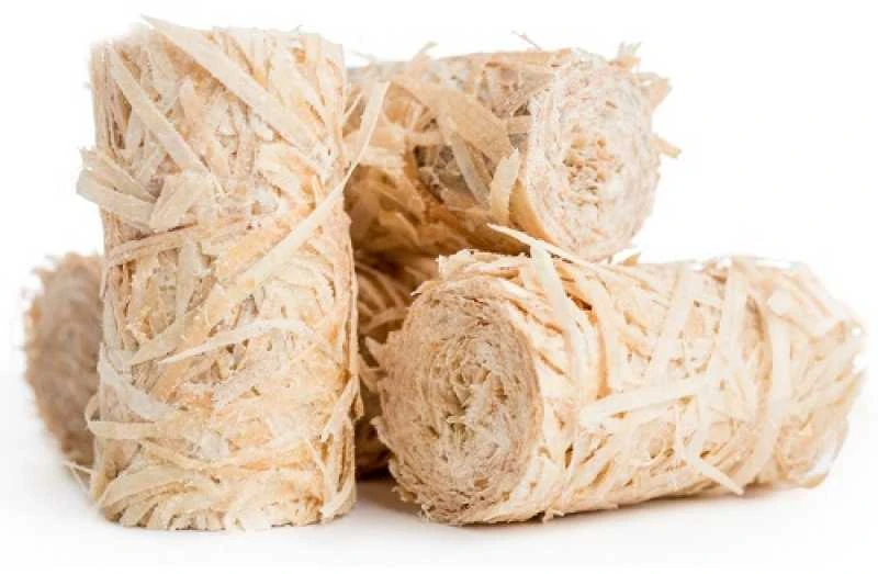 Woodbioma Susuktos medienos vilnos įdegtukai FIRELIGHTERS