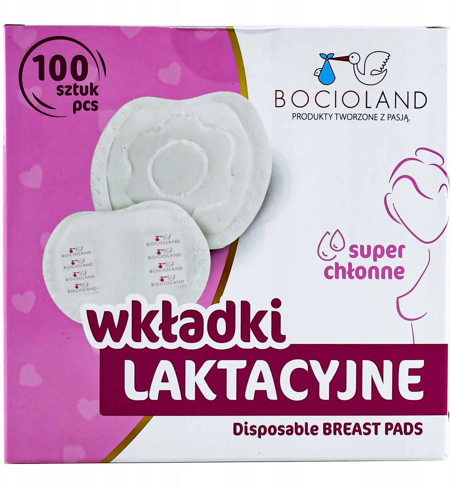 Bocioland įdėklai į liemenėlę BIG PACK, 100 vnt., BOC0156