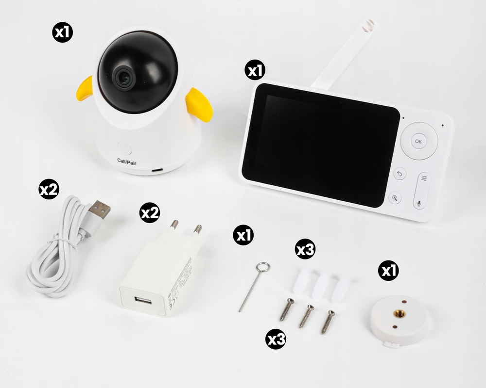Iegeek SUKIMASIS ELEKTRONINIS AUKŠLĖS WIFI 2MPx 1080P 4X MASTINIS 4,3" LCD NAKTINIS REŽIMAS