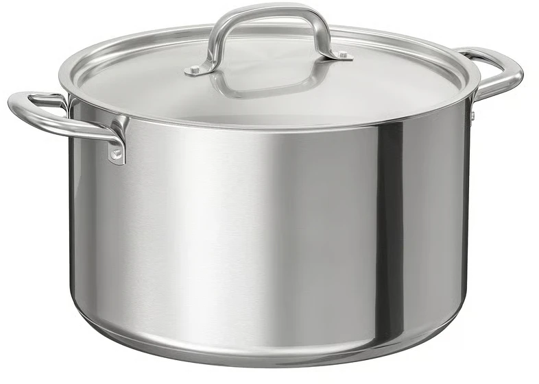 IKEA 365+ Puodas su dangčiu, nerūdijantis plienas, 10,0 l