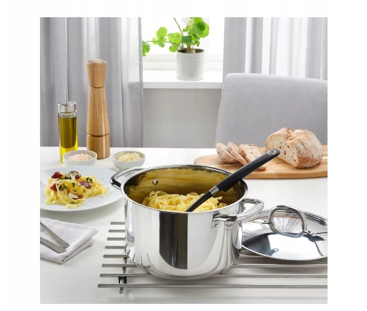IKEA 365+ Puodas su dangteliu, nerūdijantis plienas, 5,0 l