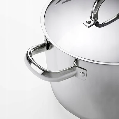 IKEA 365+ Puodas su dangteliu, nerūdijantis plienas, 5,0 l